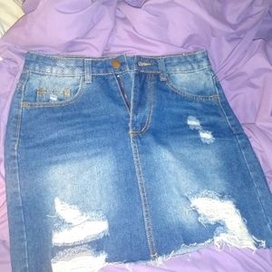Jean skirt